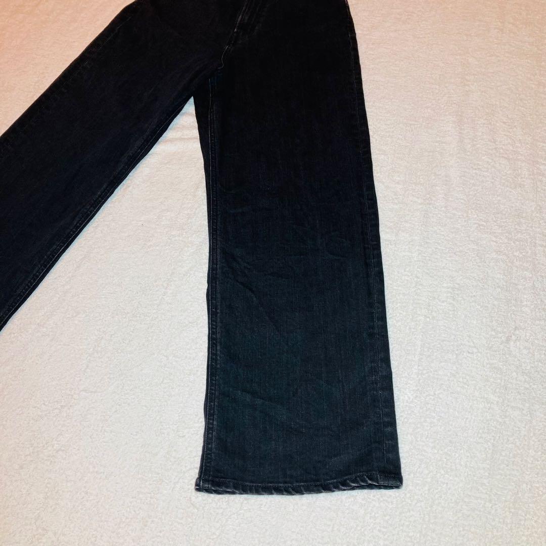 YANUK ヤヌーク JOAN 22 ルーズストレート ブラック 美品