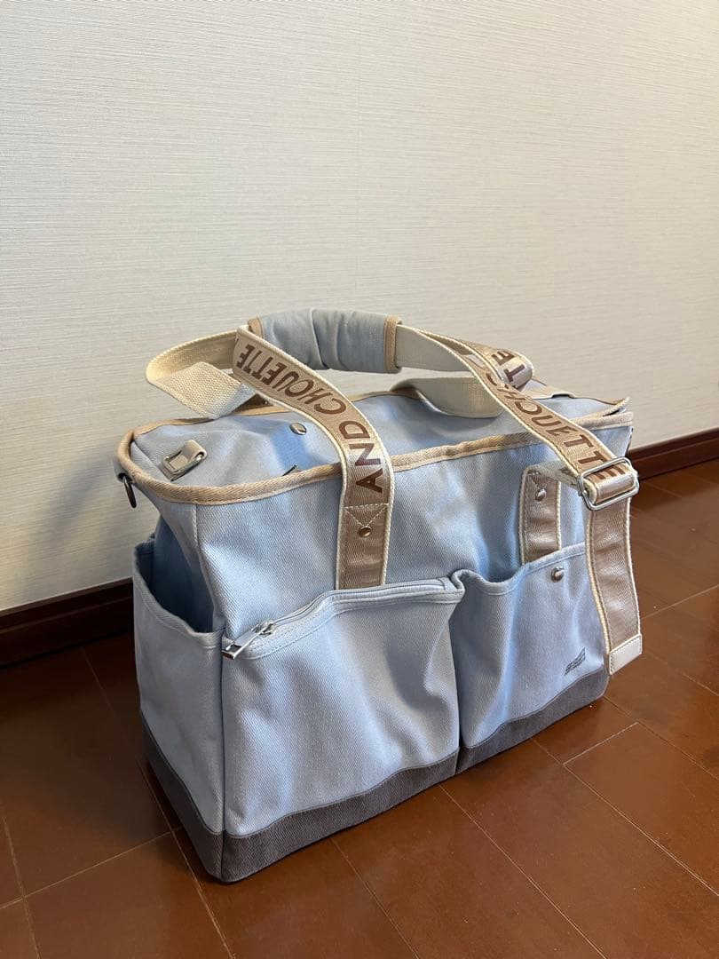 & chouette ペットキャリーバッグ （ライトブルー）