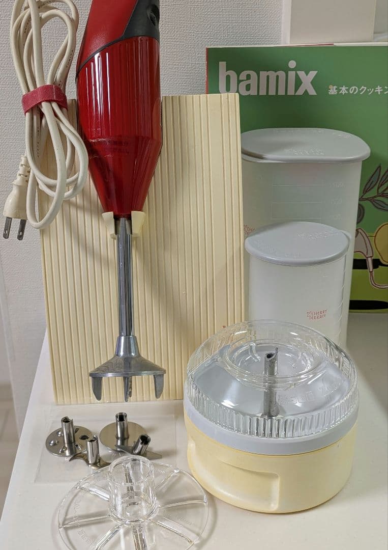 【動作OK】バーミックス　M200 本体　アタッチメント　付属品