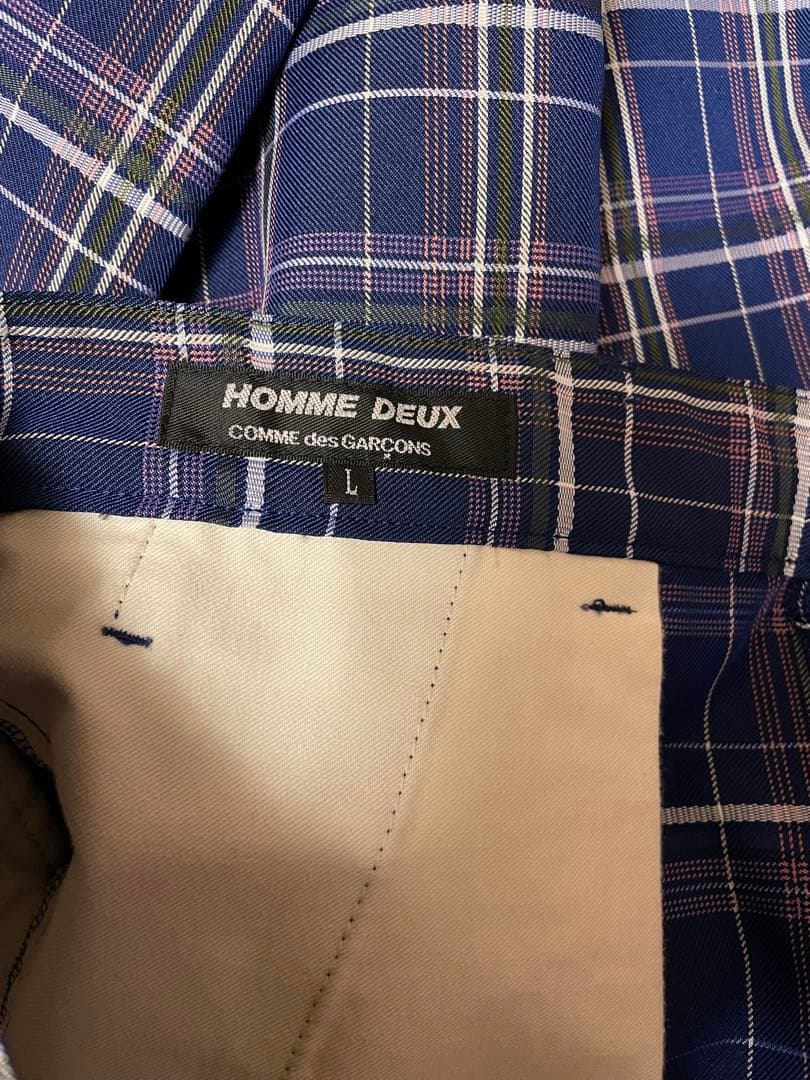 Comme des Garçons Homme Deux チェックパンツ