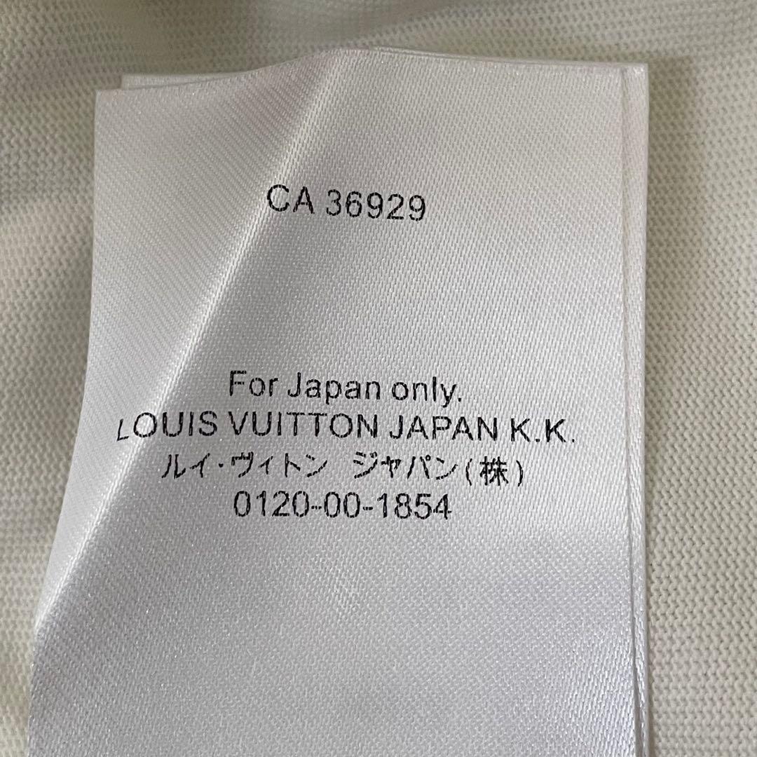 未使用 ルイヴィトン エンボス LV インサイドアウト Tシャツ 白 S メンズ