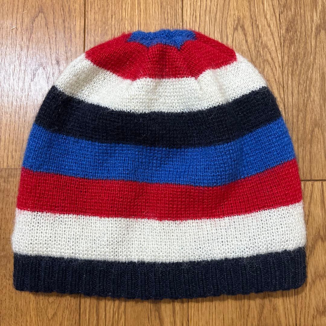 【ビンテージ美品】Supreme マルチストライプ　リバーシブルニット帽
