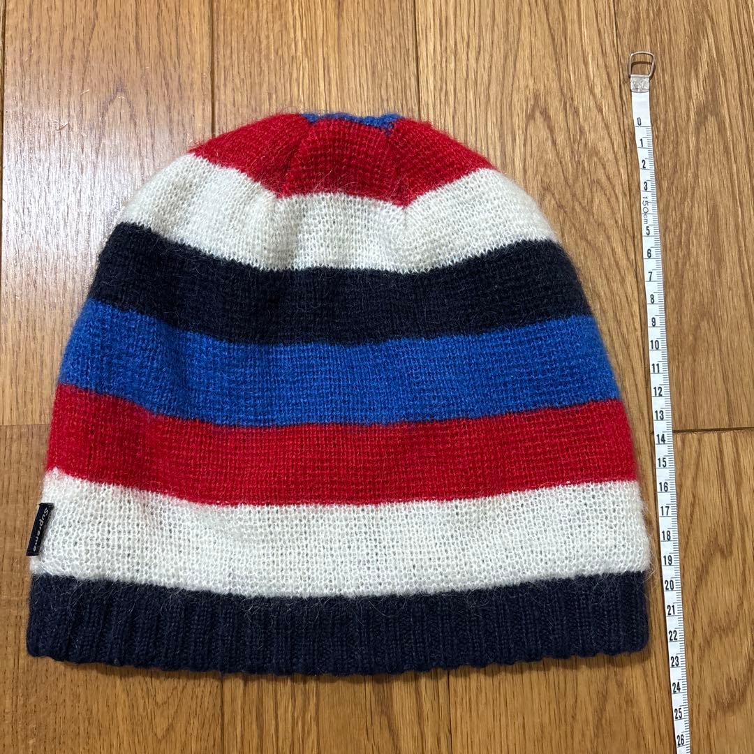 【ビンテージ美品】Supreme マルチストライプ　リバーシブルニット帽
