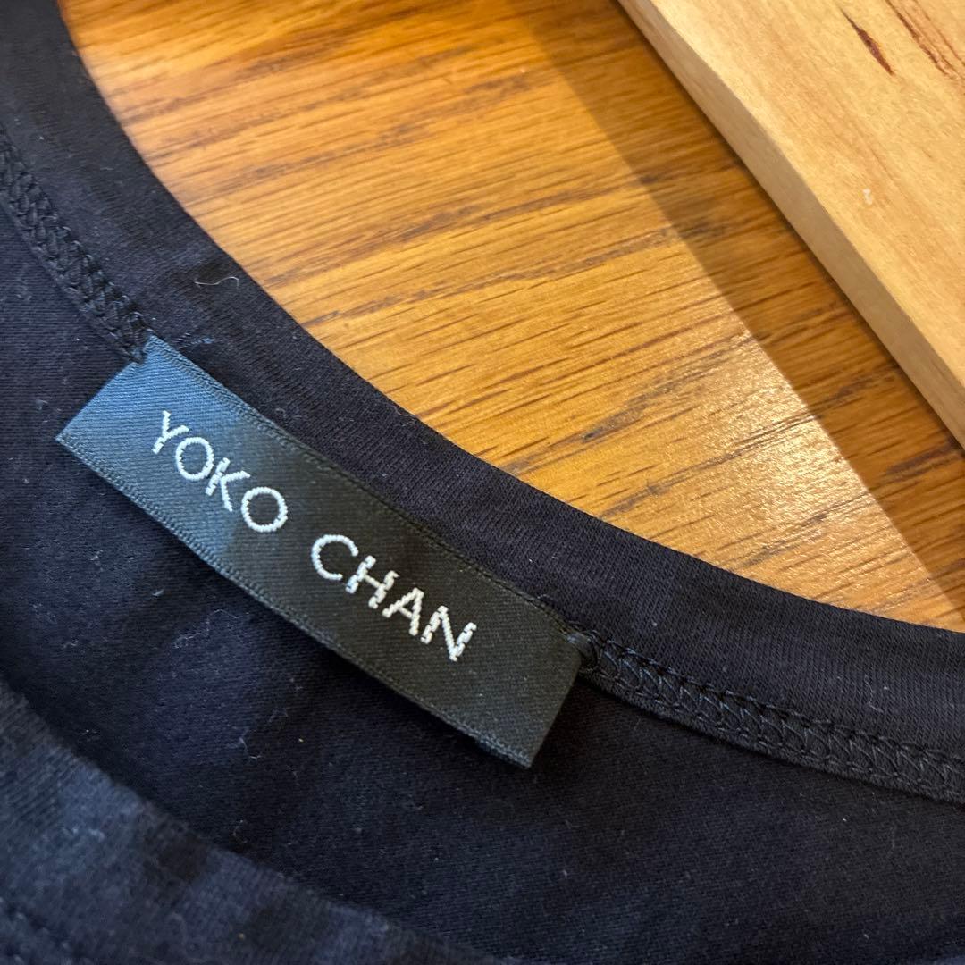 YOKO CHAN フリル　ペプラム　Tシャツ　カットソー　サイズ38