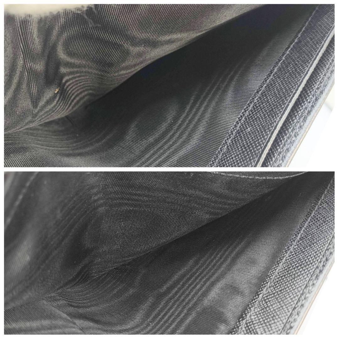 極美品 プラダ 二つ折り財布 コンパクトウォレット ミニ財布 PRADA