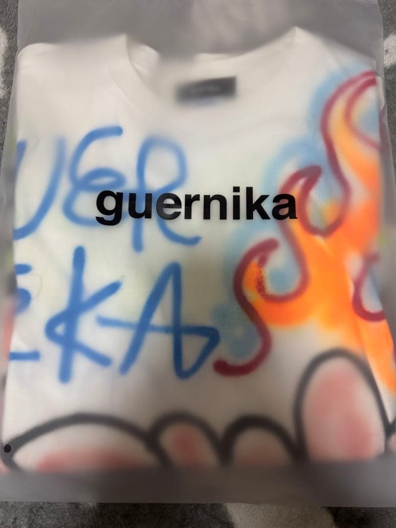 guernika ハンドペイントT、GRUNK CRAZY炎 (一点物 )レア
