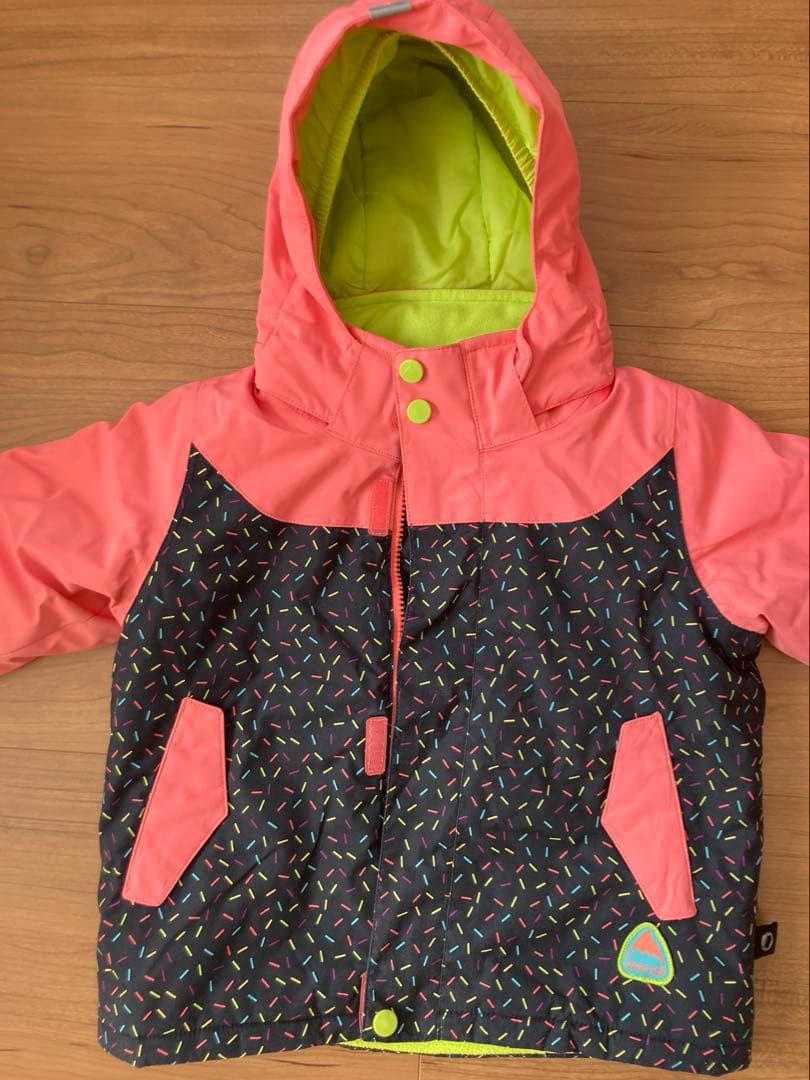 Burton 子供用ジャケット 3T ピンク（上下セット）