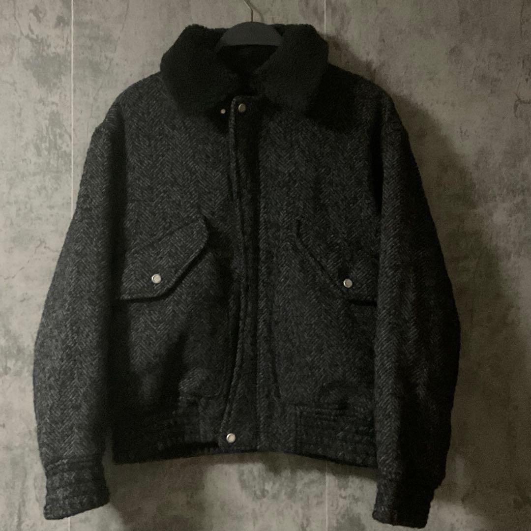 BOA TWEED HERRINGBONE BLOUSON 【今期】