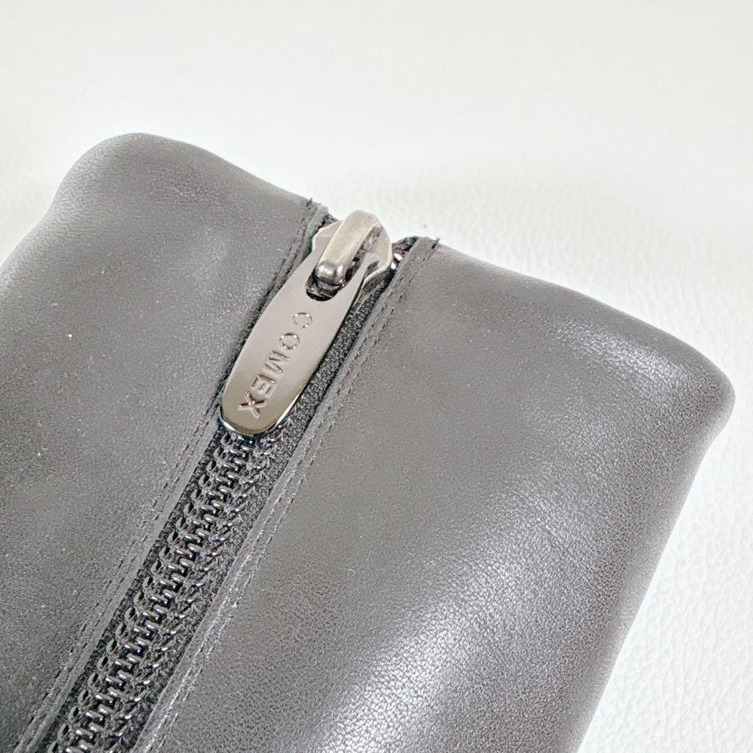 COMEX コメックス ロングブーツ ピンヒール 美脚 本革 黒 22cm