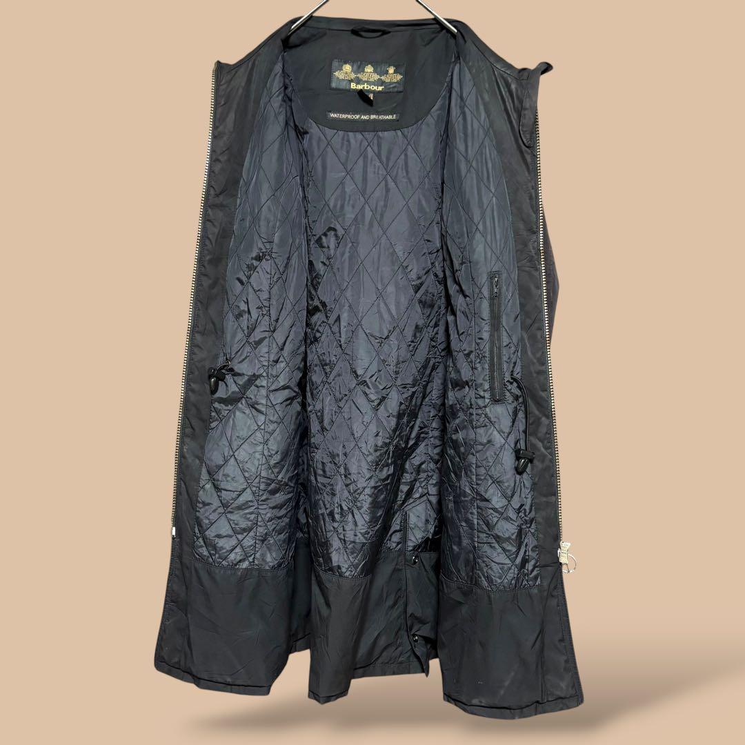 00s英国製BarbourバブアーインターナショナルコートデッキコートブラックM