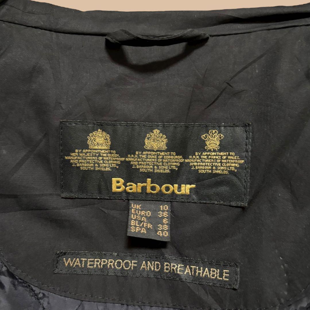 00s英国製BarbourバブアーインターナショナルコートデッキコートブラックM