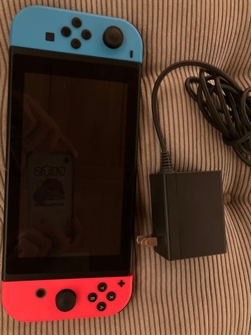 Nintendo switch 本体 joycon 充電器 美品　おまけ