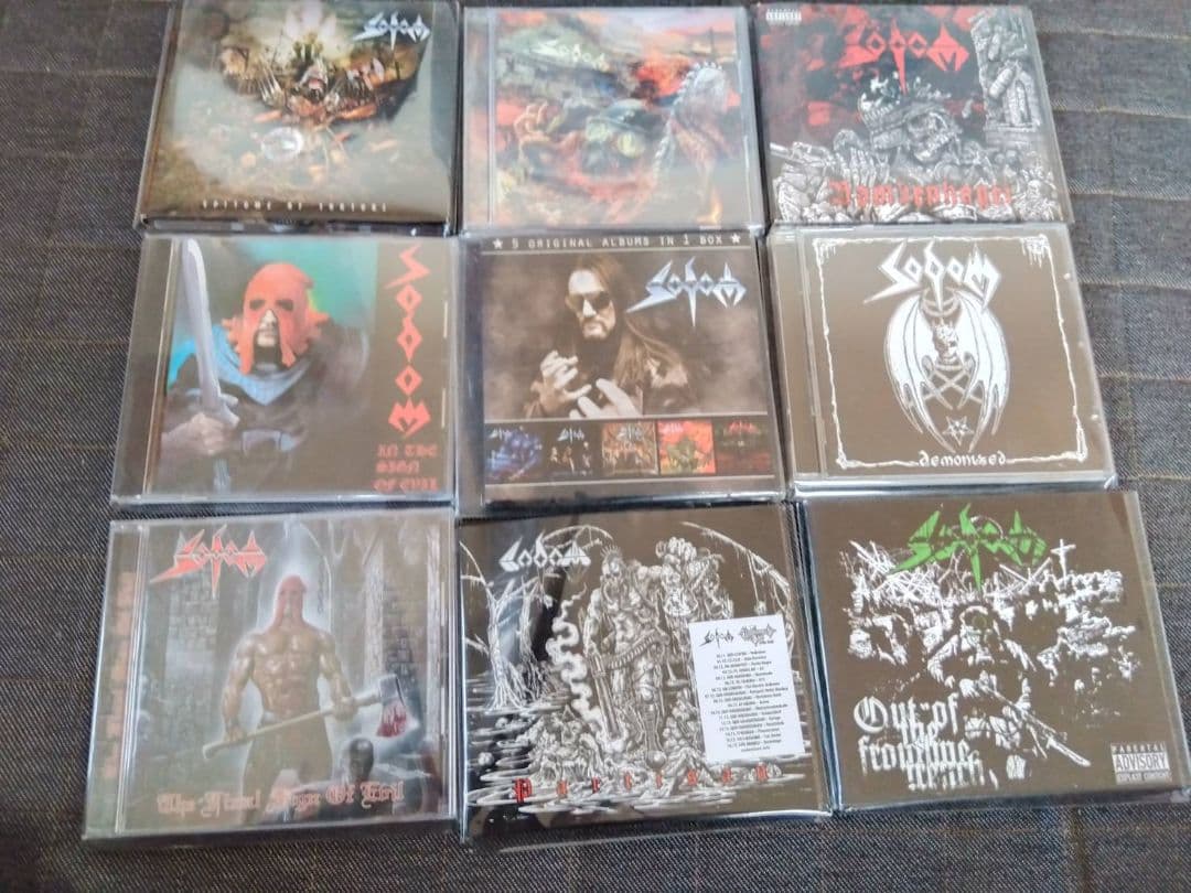 SODOM ソドム　輸入盤12点　国内盤5点　全17点セット