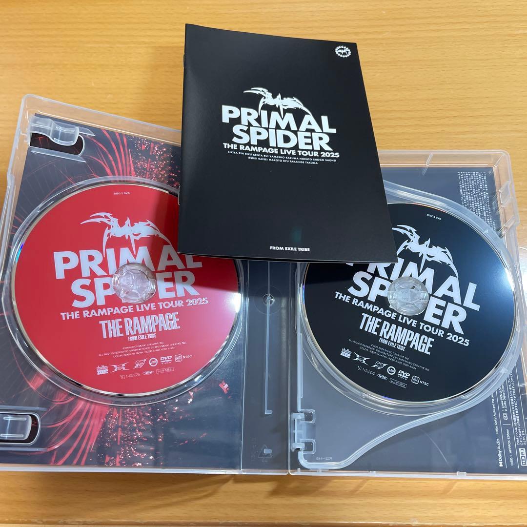 ミュージック DVD PRIMAL SPIDER THE RAMPAGE LIVE 2025
