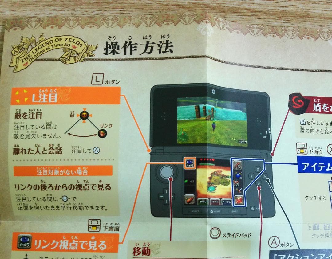 ゼルダの伝説 　時のオカリナ3D 　ニンテンドー3DS