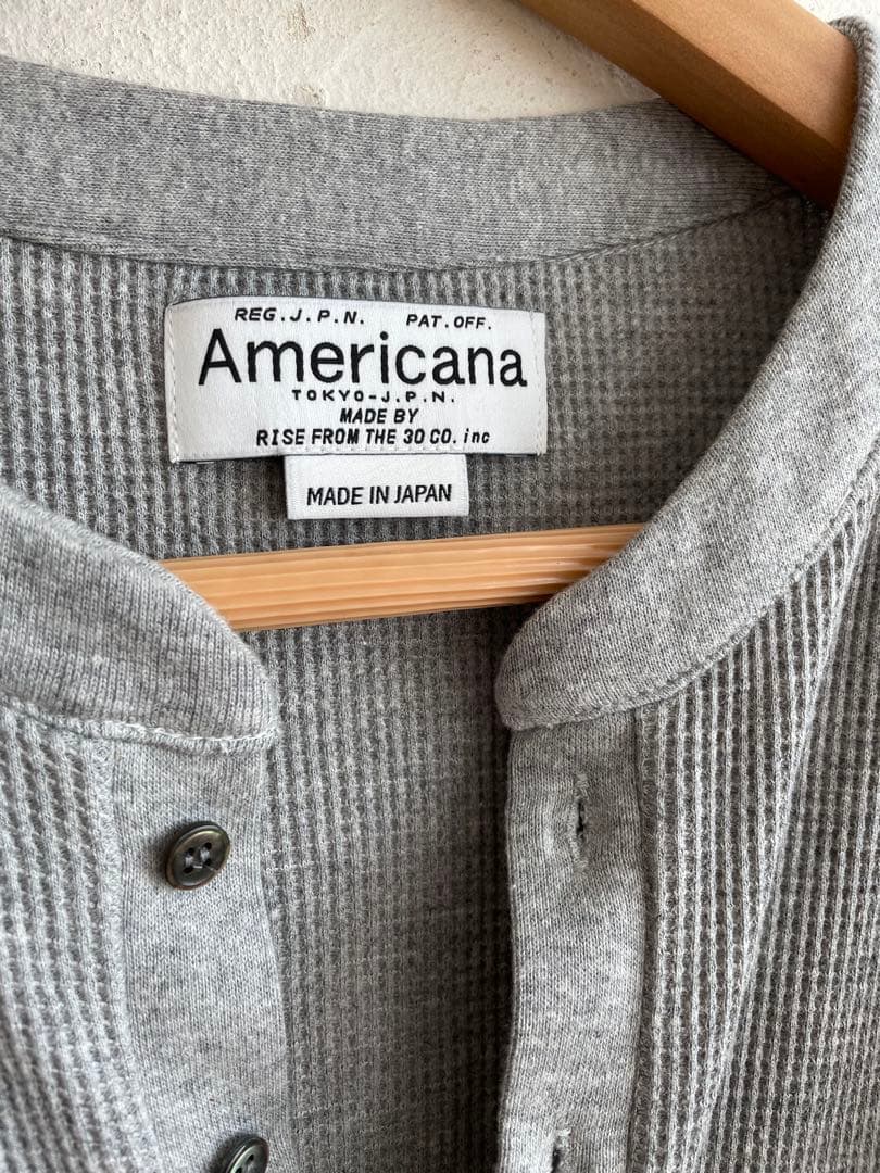 ドゥーズィエムクラス　アメリカーナ　ワッフルTシャツ　長袖