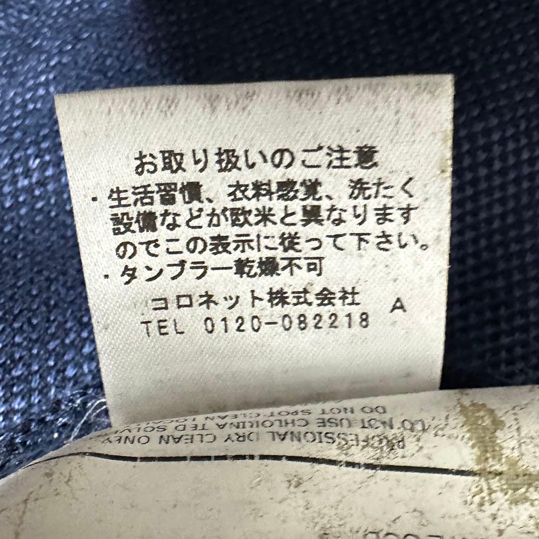 専用★44S✨ホップサック　リネン　ボリオリ　サマージャケット　アンコン　ネイビ
