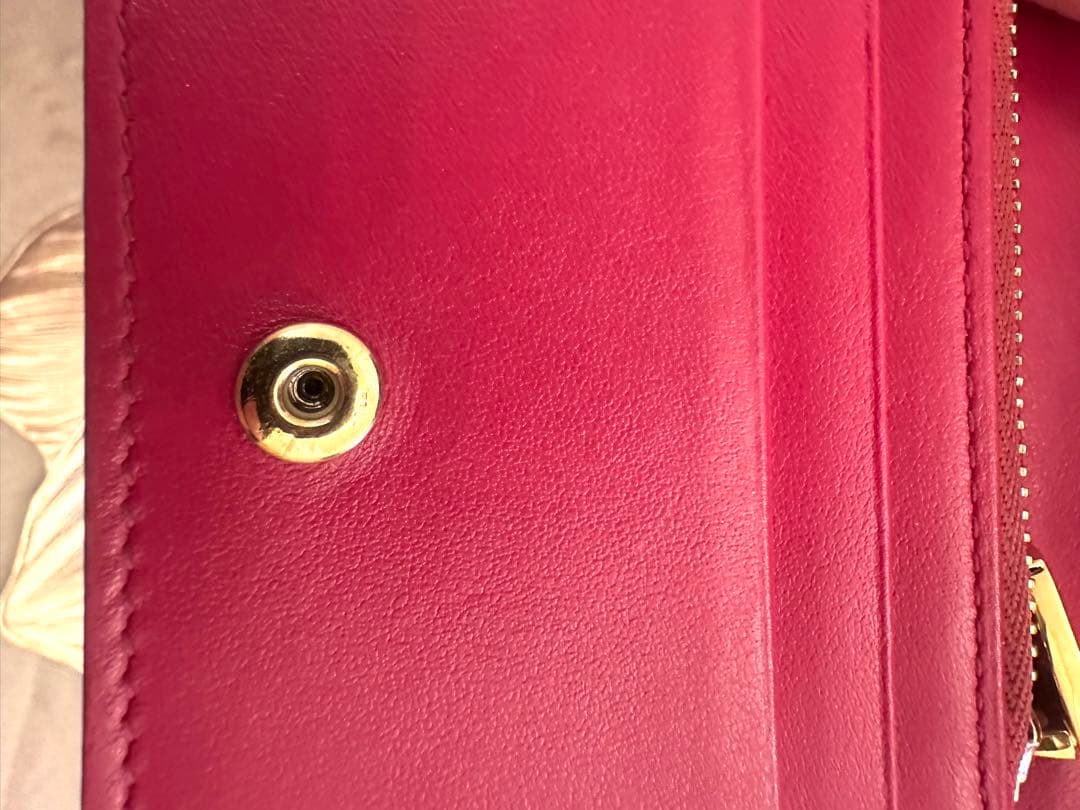 moon DOLCE&GABBANA レザー二つ折り財布レディース ピンク