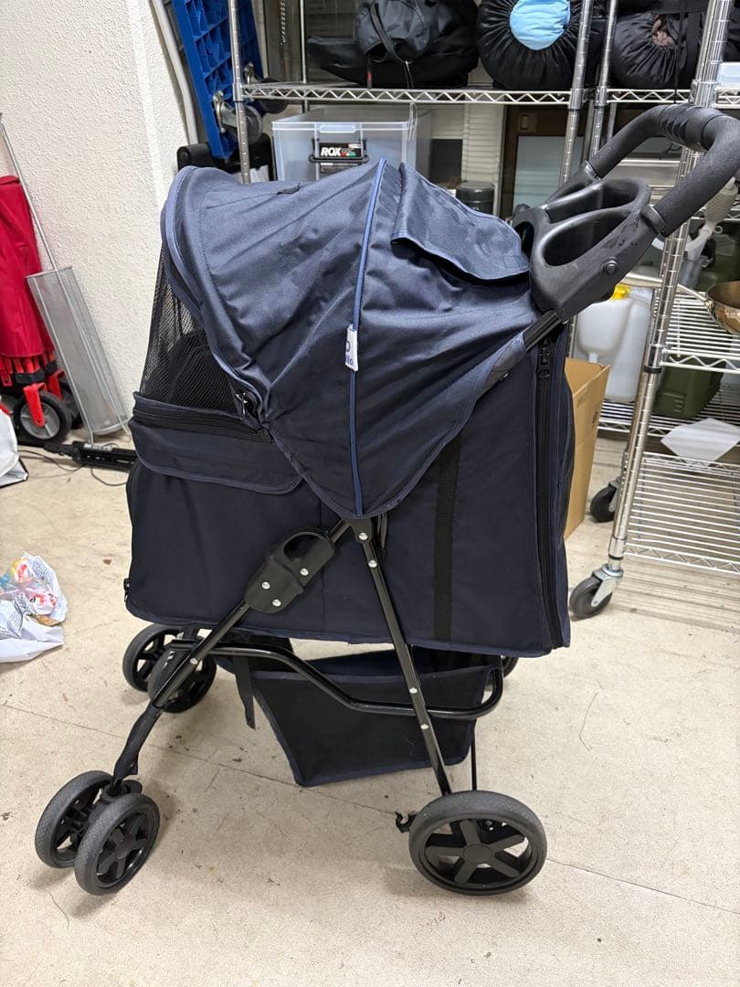 Bello ネイビー ペットカート 小型犬 中型犬