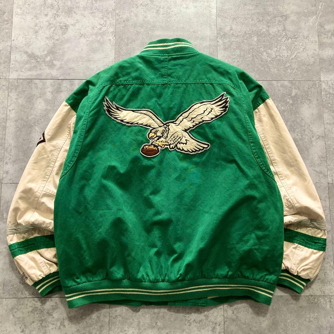 【90s】MIRAGE 75周年EAGLES 中綿 ブルゾン コットンスタジャン