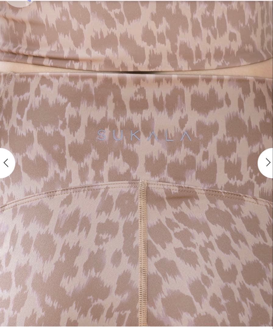 SUKALA 新品・未使用　ヨガウェア Mサイズ　レギンス　レオパード