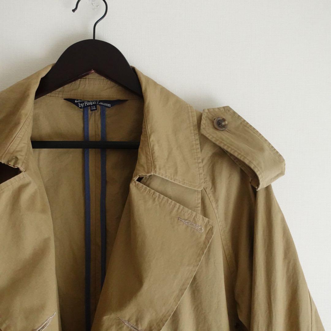80s 90s Polo Ralph Lauren ショートトレンチコート　XL