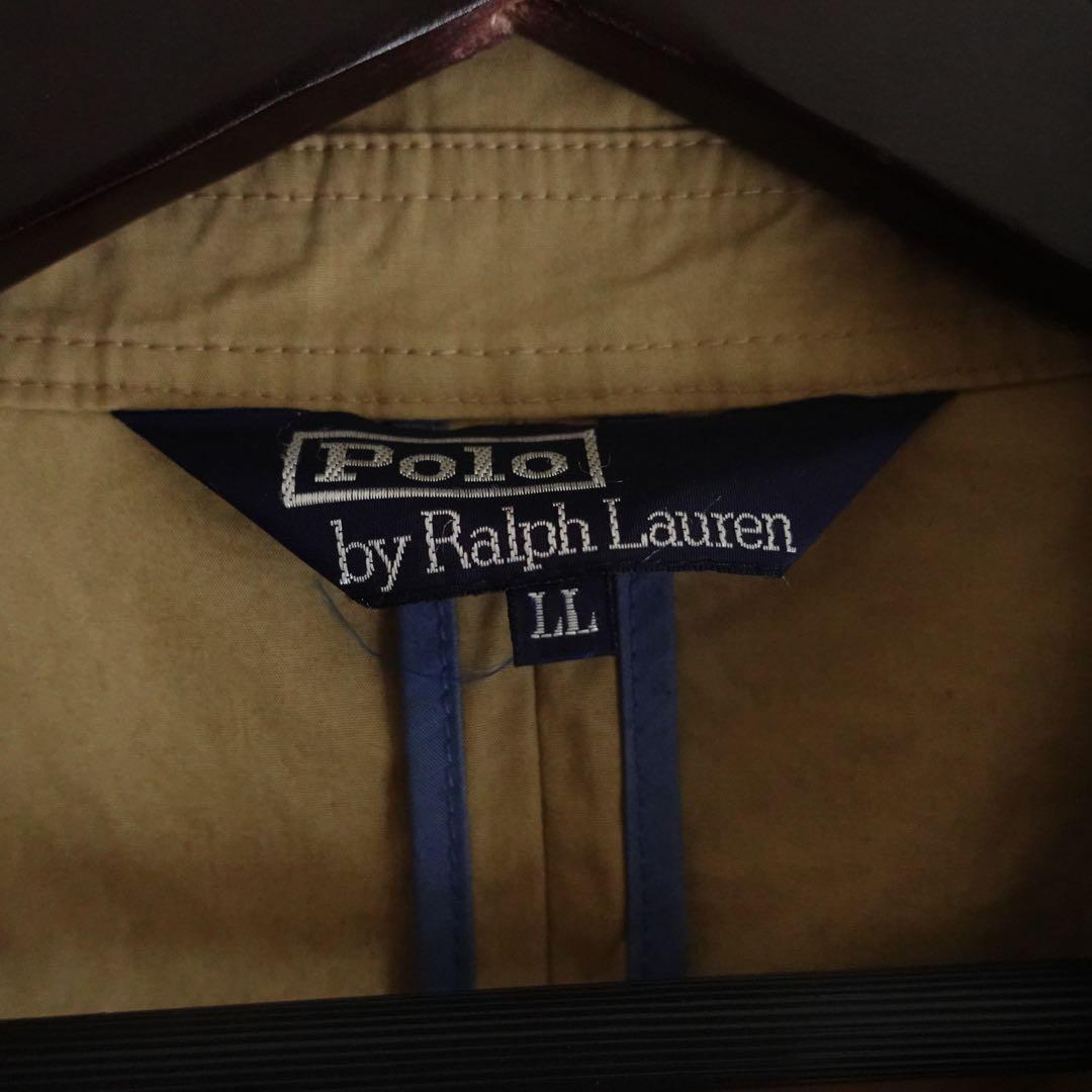 80s 90s Polo Ralph Lauren ショートトレンチコート　XL