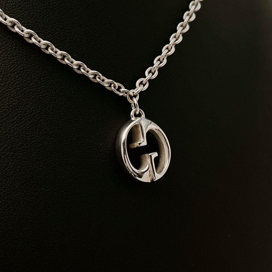 極美品 グッチ GUCCI 925 ネックレス ペンダント シルバー OT655