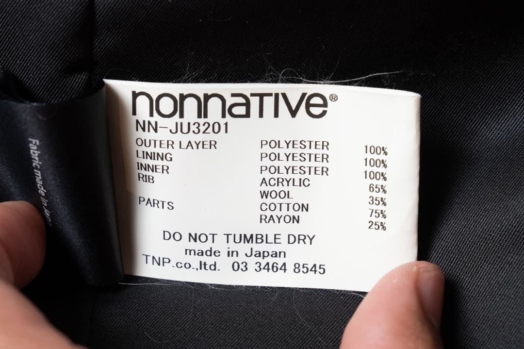 nonnative NN-JU3201 サイズ2 黒