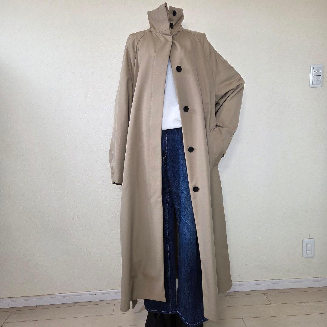 極美品　TODAYFULスタンドカラートレンチコート　size 38