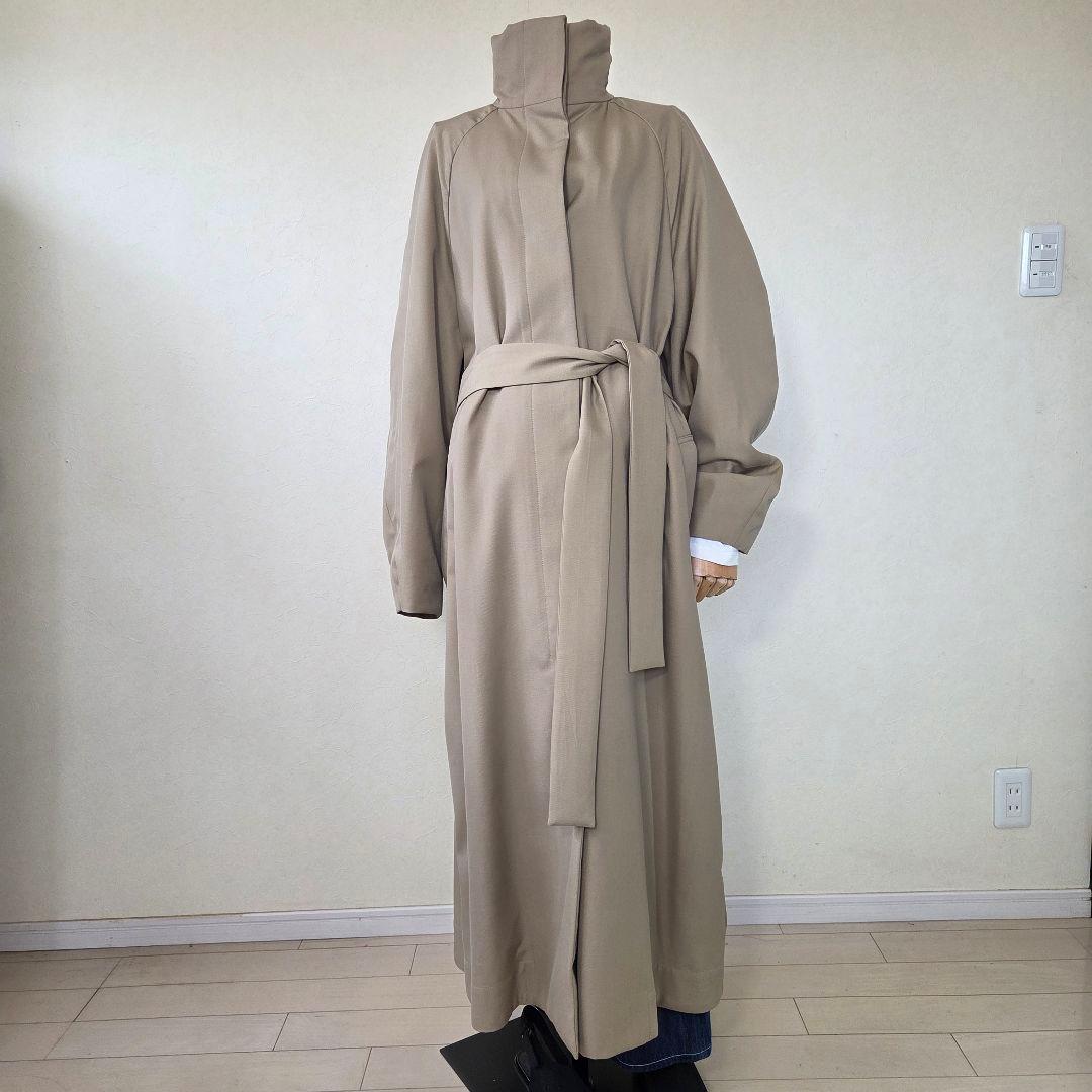 極美品　TODAYFULスタンドカラートレンチコート　size 38
