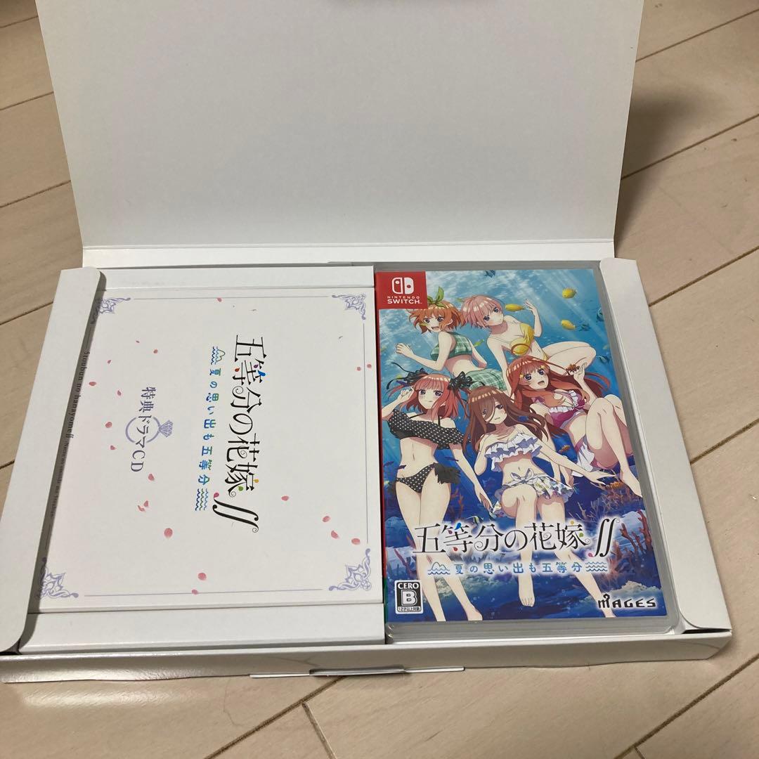 五等分の花嫁∬ 夏の思い出も五等分~限定 特典ドラマCD5枚組 Switch