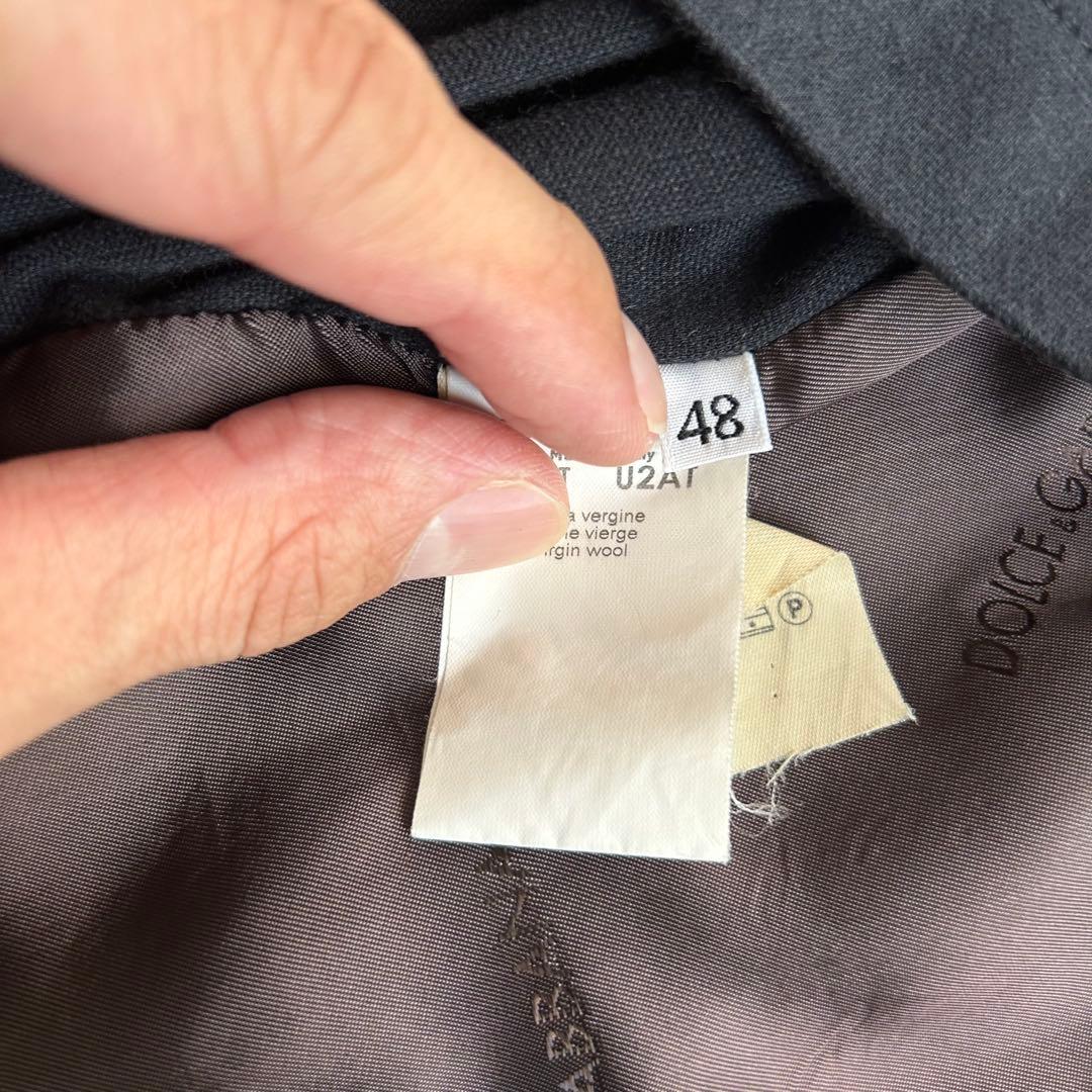 DOLCE&GABBANA ドルガバ ベスト ジレ ブラック サイズ48