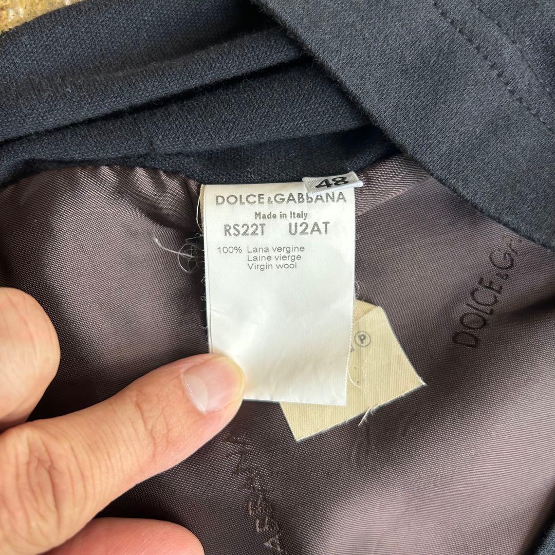 DOLCE&GABBANA ドルガバ ベスト ジレ ブラック サイズ48