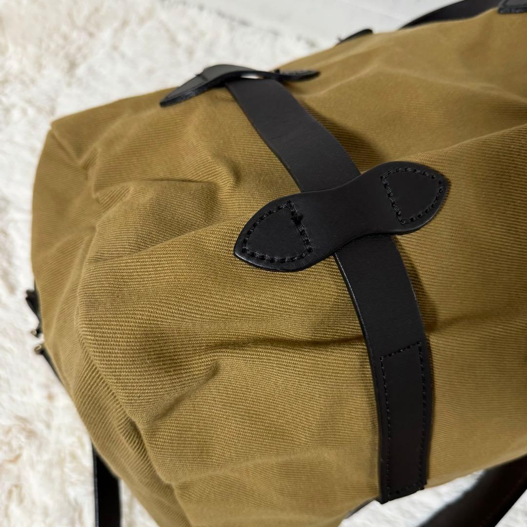 使用級✨FILSON RUGGED TWILL DUFFLE BAGタン　レザー