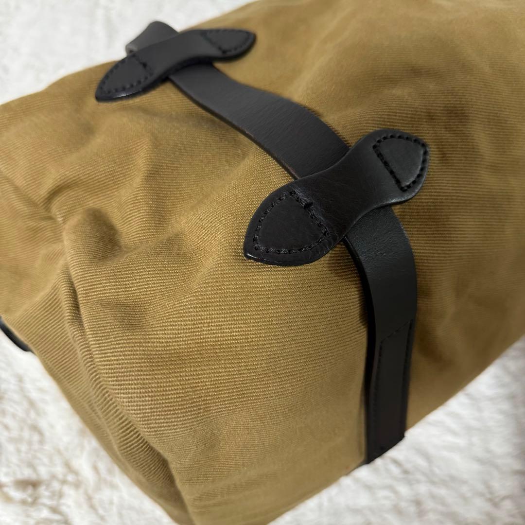 使用級✨FILSON RUGGED TWILL DUFFLE BAGタン　レザー