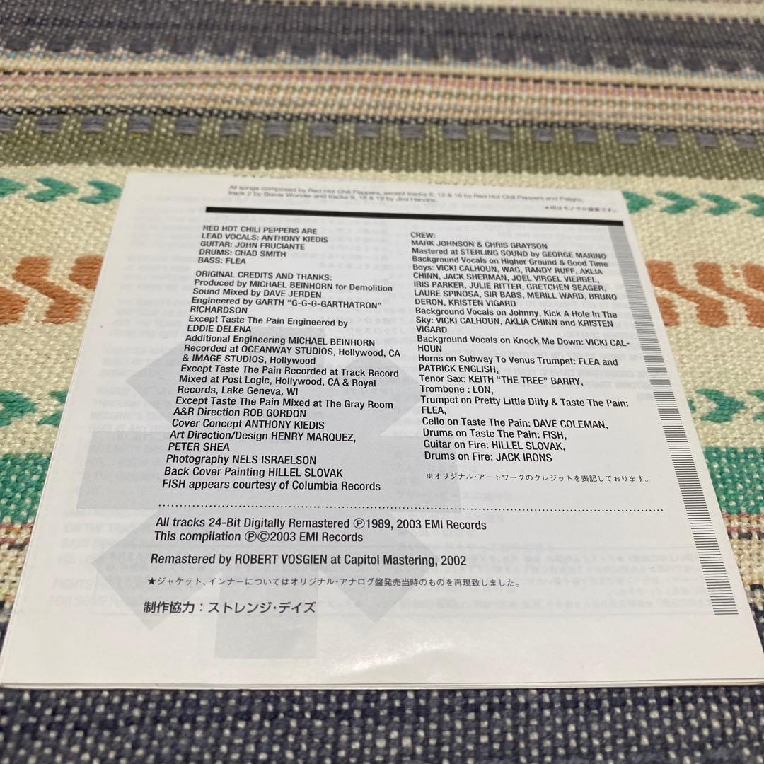 RED HOT CHILI PEPPERS / 母乳《国内盤》廃盤