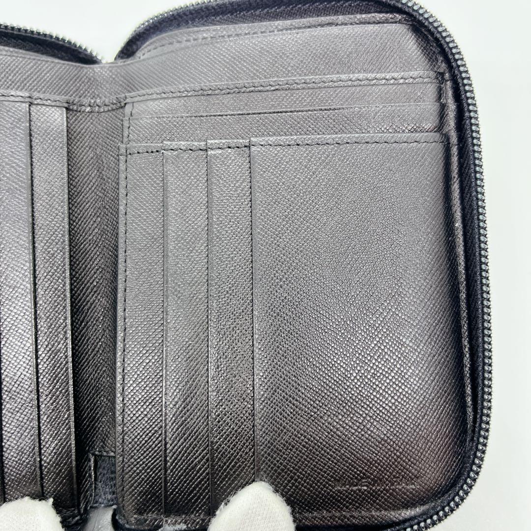 【美品】PRADA コンパクトウォレット M522 ナイロン ギャランティカード