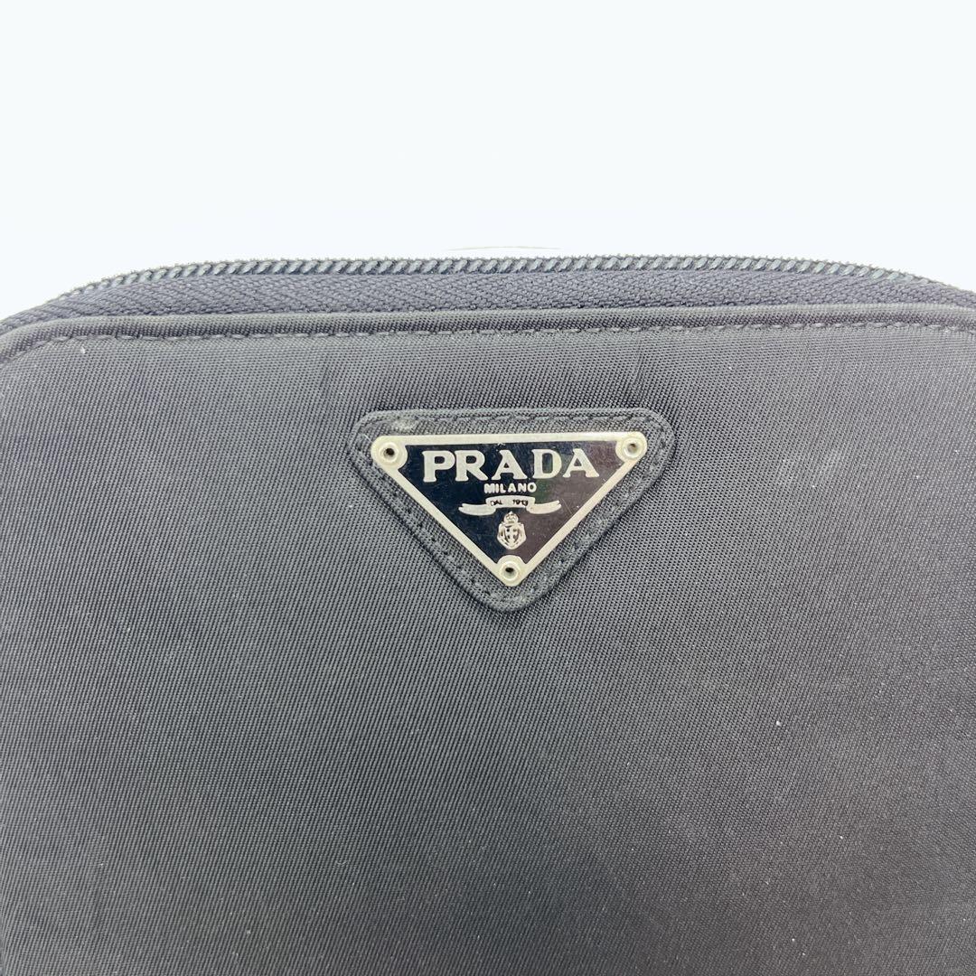 【美品】PRADA コンパクトウォレット M522 ナイロン ギャランティカード