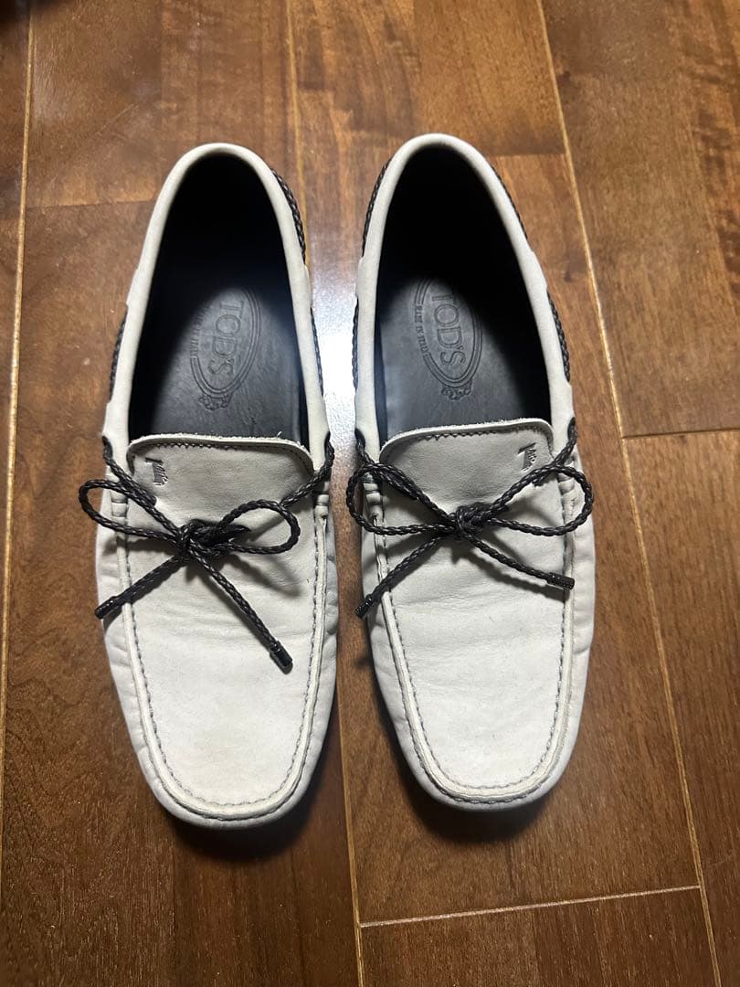 TODS メンズ スエード モカシン　サイズ7(26cm)