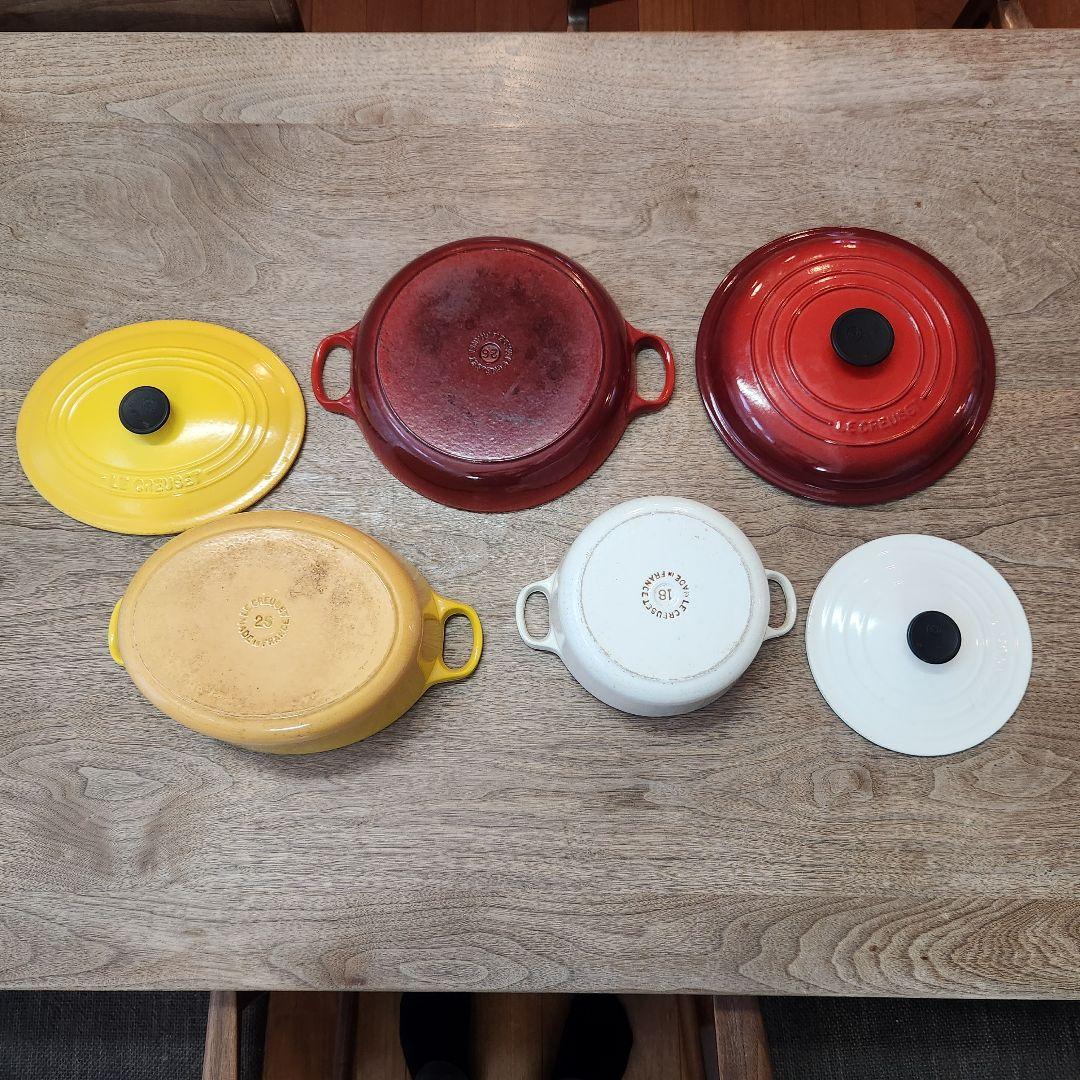 Le Creuset 両手鍋 セット計3点