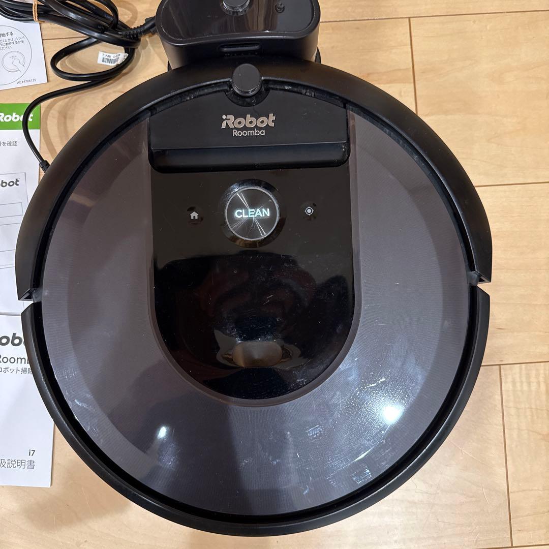 林丁　Roomba i7ロボット掃除機 本体 ブラック 取扱説明書付き