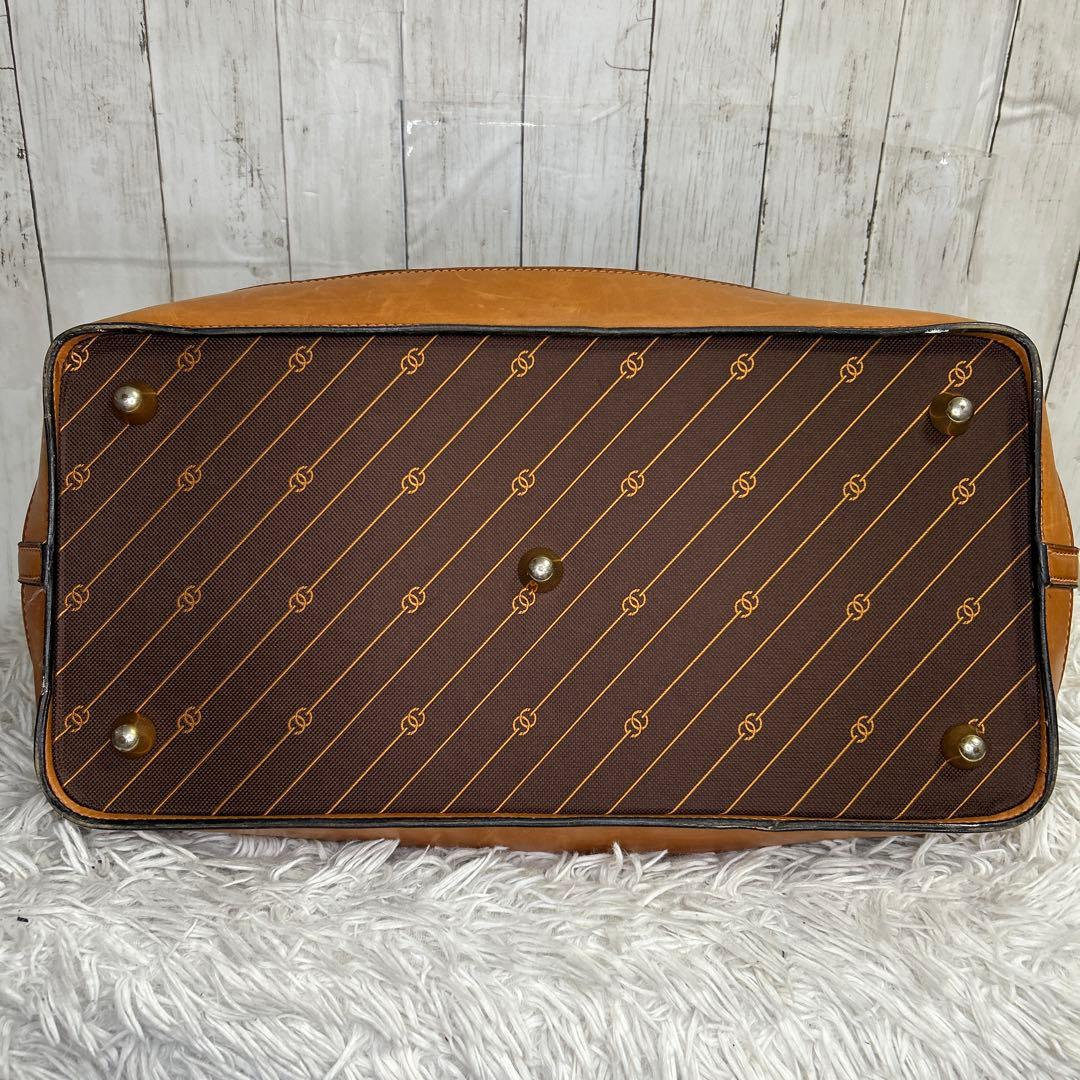 GUCCI GG キャンバス ボストンバッグ　オールドグッチ　ブラウン　大容量