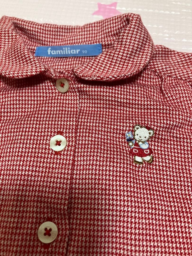 familiar ワンピース シャツ　セット90サイズ
