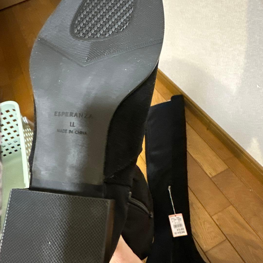 ブラックニーハイブーツ【最終価格】
