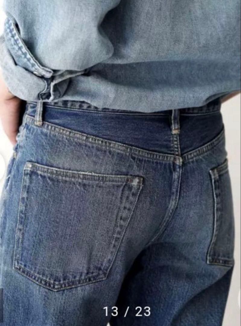 パンツ MADISONBLUE BOYS CRASHED TAPEREDPT DENIM