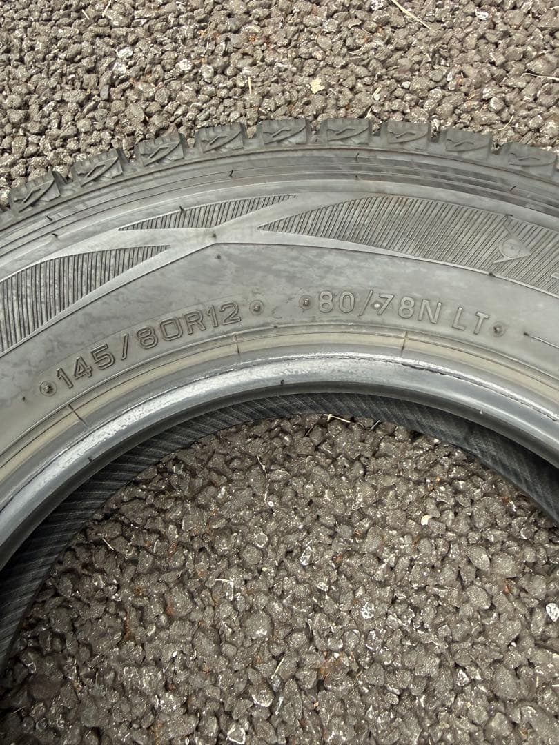 ダンロップ ウインターマックスSV01 145/80R12 ４本バリ溝送料無料
