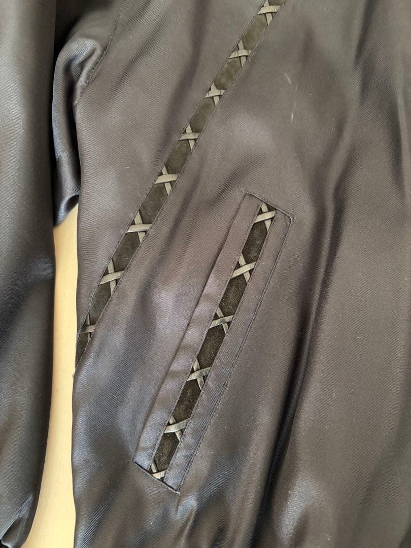 ばん　Brioni ブラック サテン ジャケット
