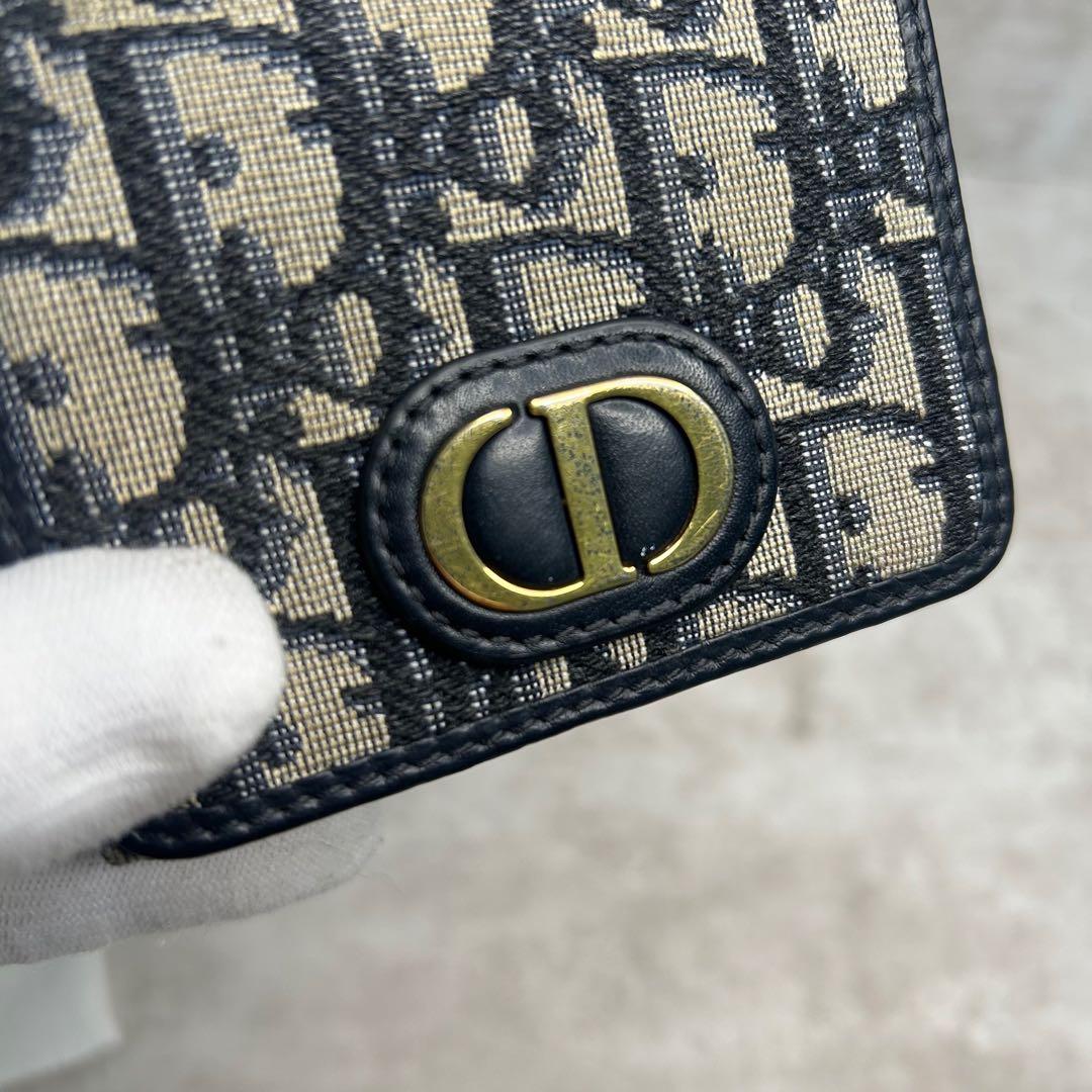 美品✨クリスチャンディオール キャンバス ロゴ モンテーニュ 三つ折り財布