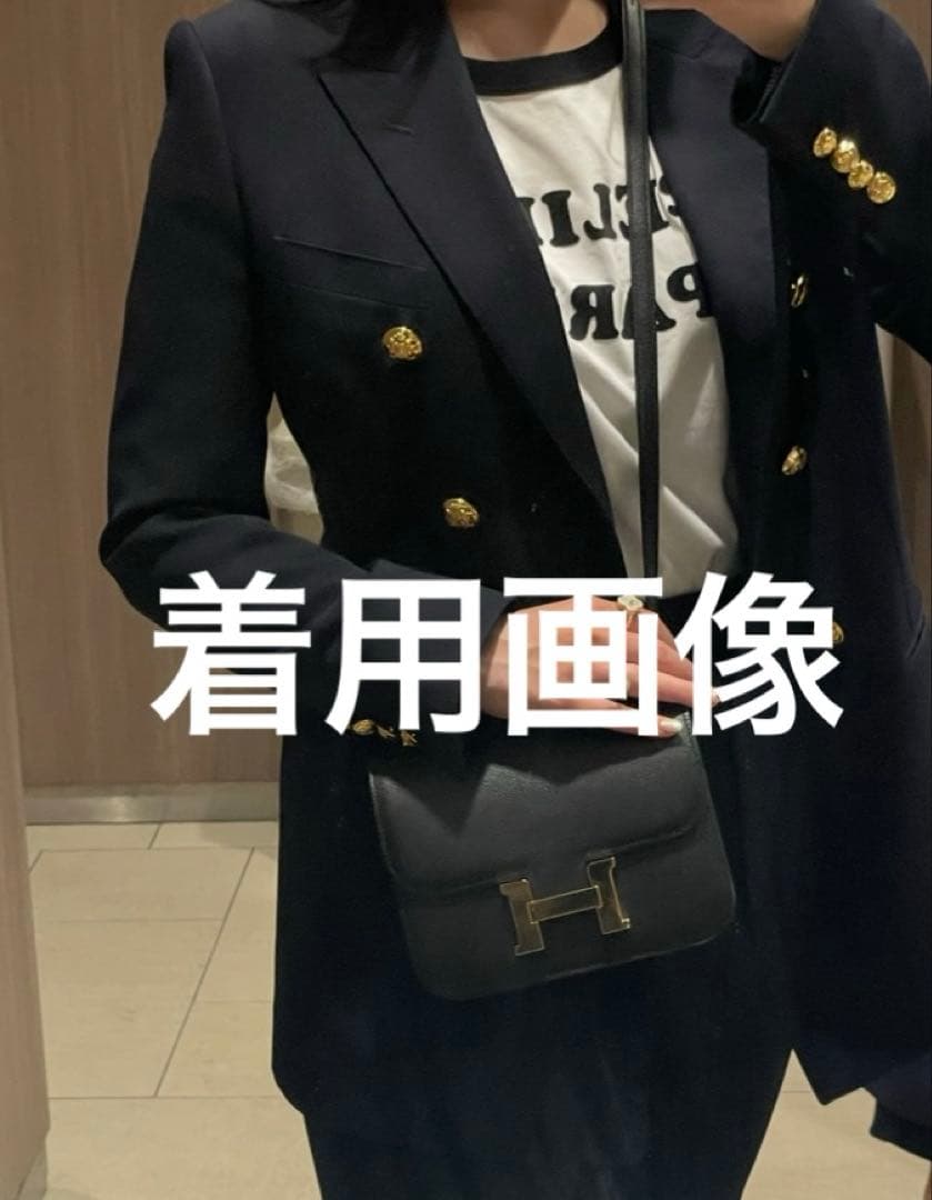 celine セリーヌ　ダブルジャケット　ウール